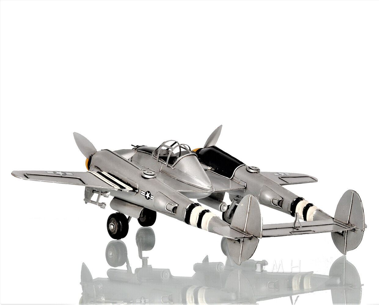 Lockheed P-38 Lightning Heavy Fighter Bomber Metal Model 13\