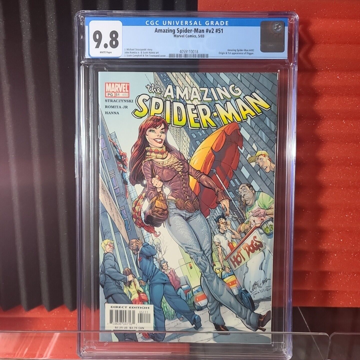 MARVEL Amazing Spider-man 51 /492, CGC 9.8 Campbell 🔑 1st appearance of Digger