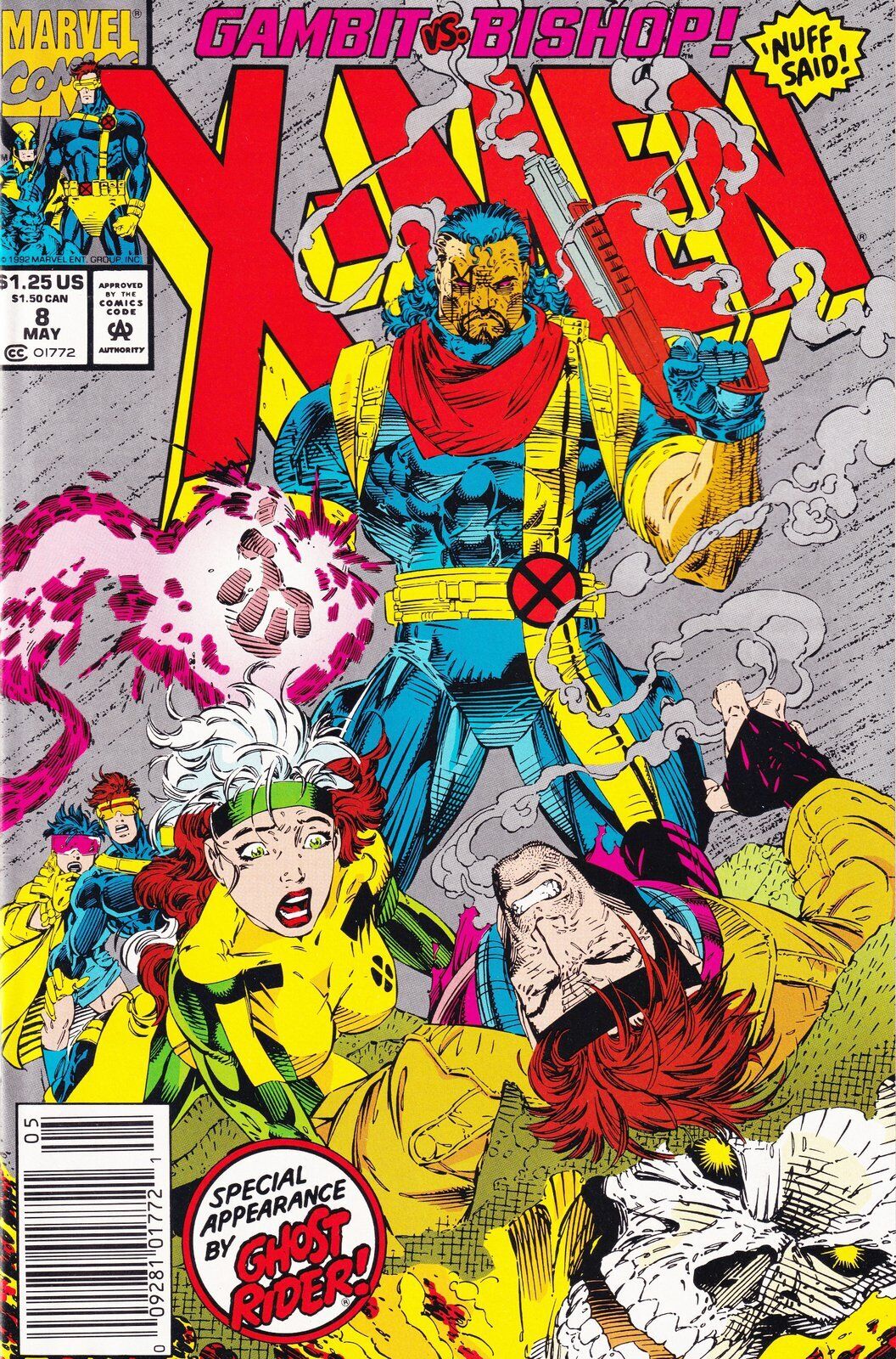 X-Men #8 Jim Lee Newsstand Cover Marvel