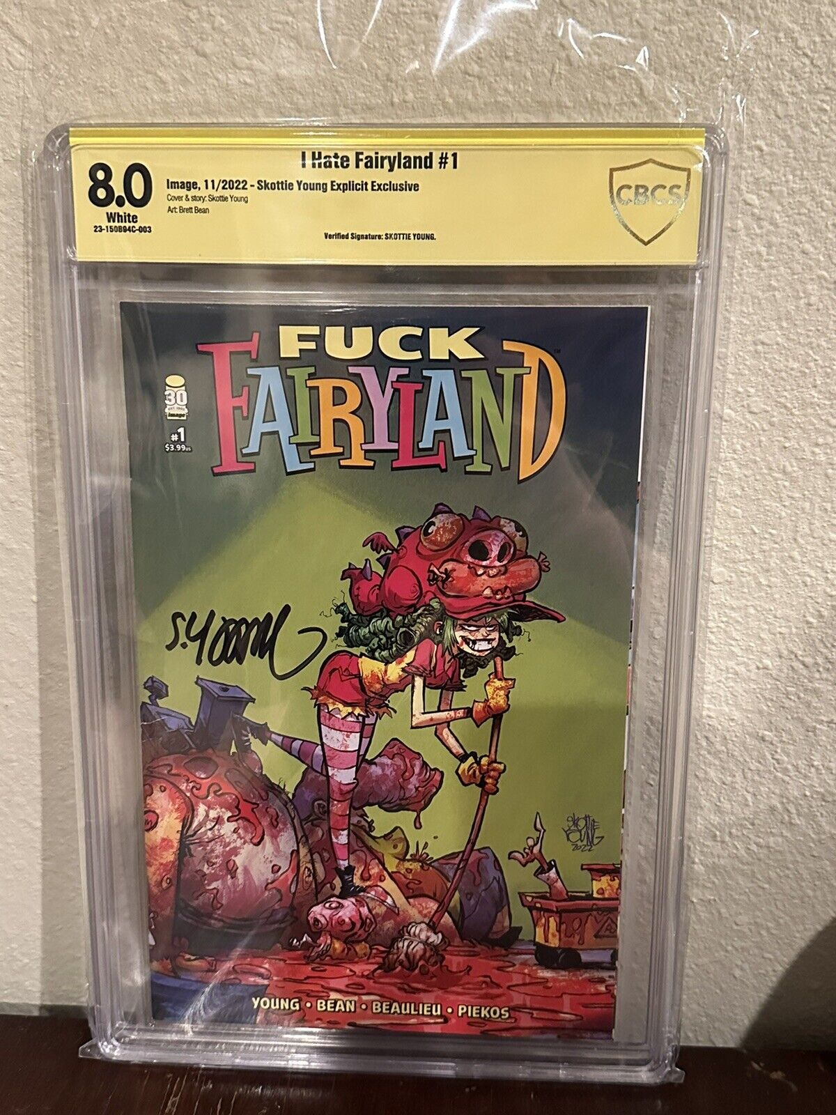 I Hate Fairyland Special #1 CBCS 8.0 Uncensored Signed Skottie Young Image 2022