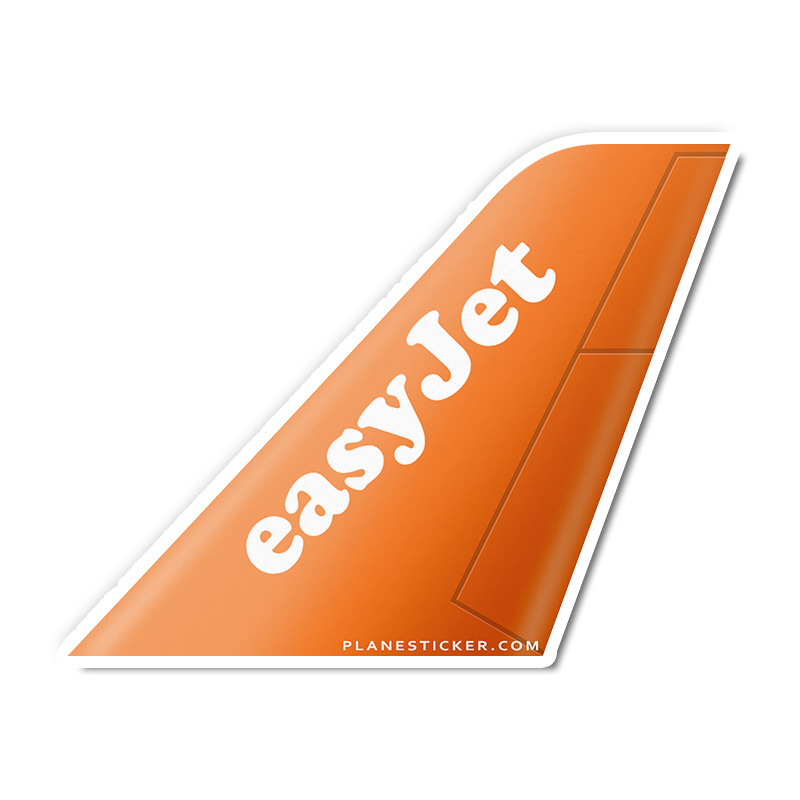 Easyjet Livery Tail Sticker