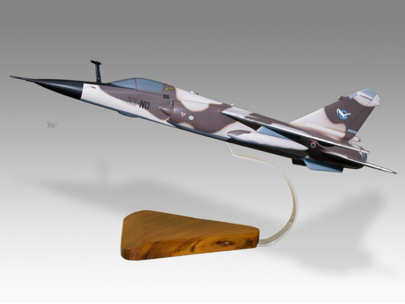 Dassault Mirage F1CR France Air Force Solid Wood Replica Airplane Desktop Model