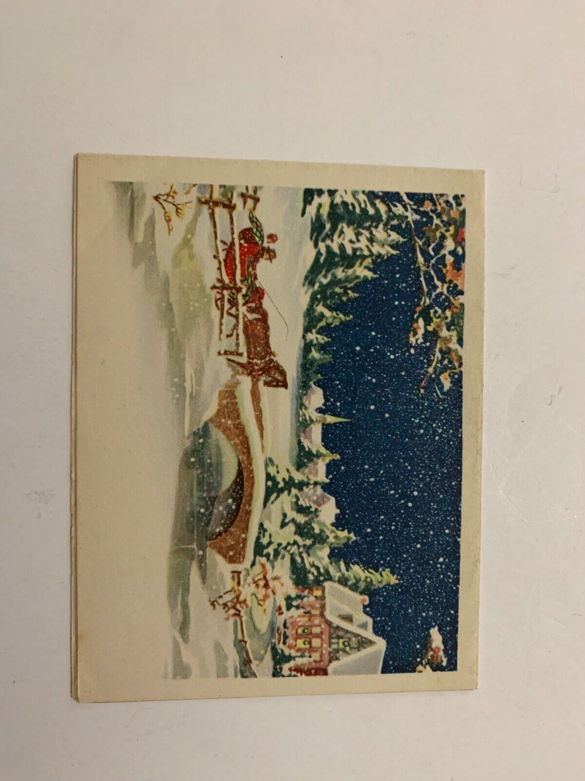 Vintage 1937 Christmas Greeting Card B & B 7-Up Co. Boone Marshalltown Iowa