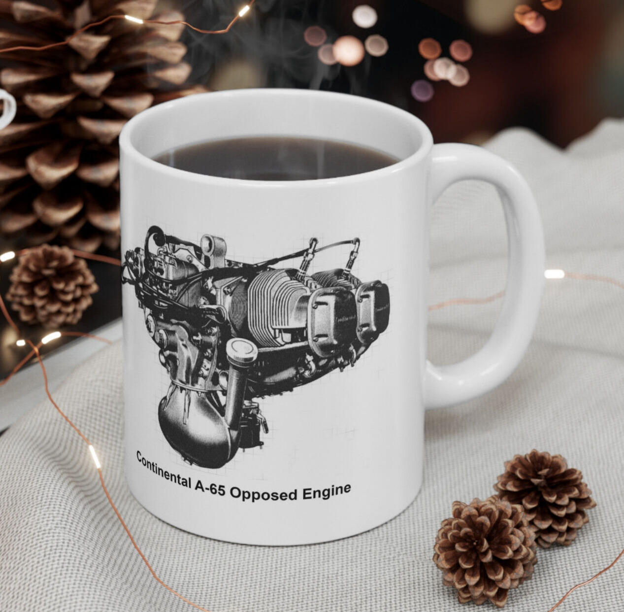 Continental A-65 Engine Coffee Mug