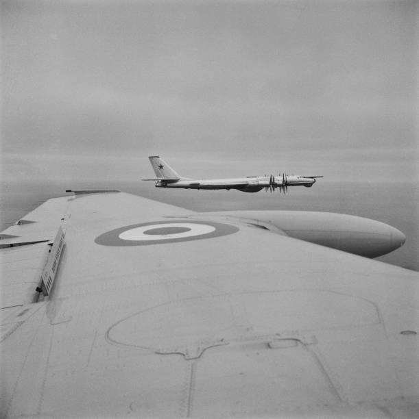 Soviet Tupolev Tu-16 twin-engined jet heavy bomber UK 1973 OLD PHOTO