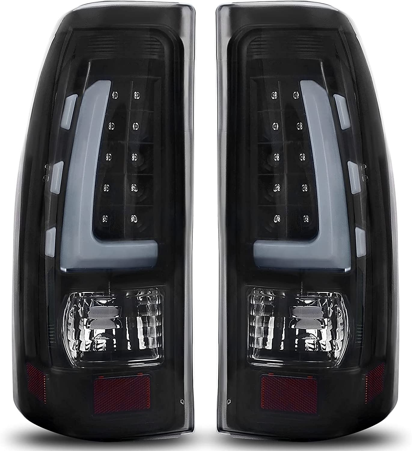 LED Tail Lights Assembly Compatible with 1999 2000 2001 2002 2003 2004 2005 2006