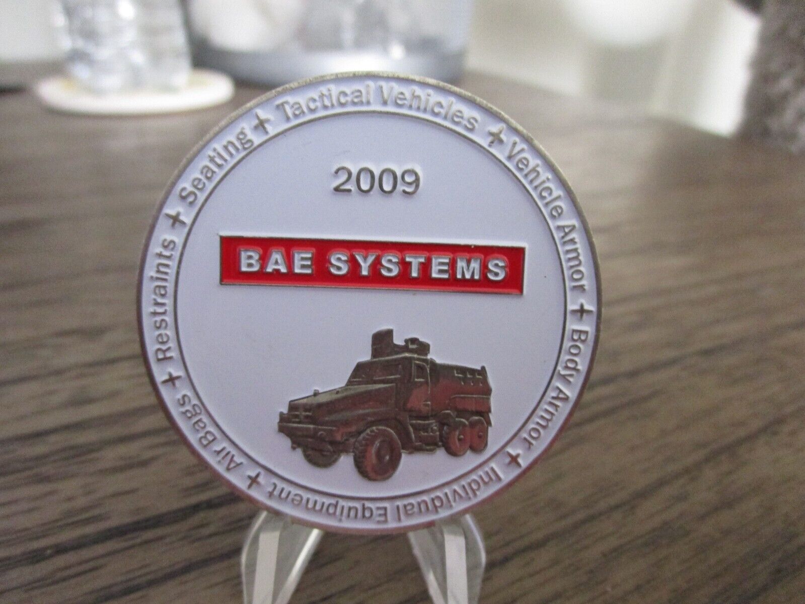 British Aerospace BAE Systems 2009 Tactical Vehicles Challenge Coin #480U