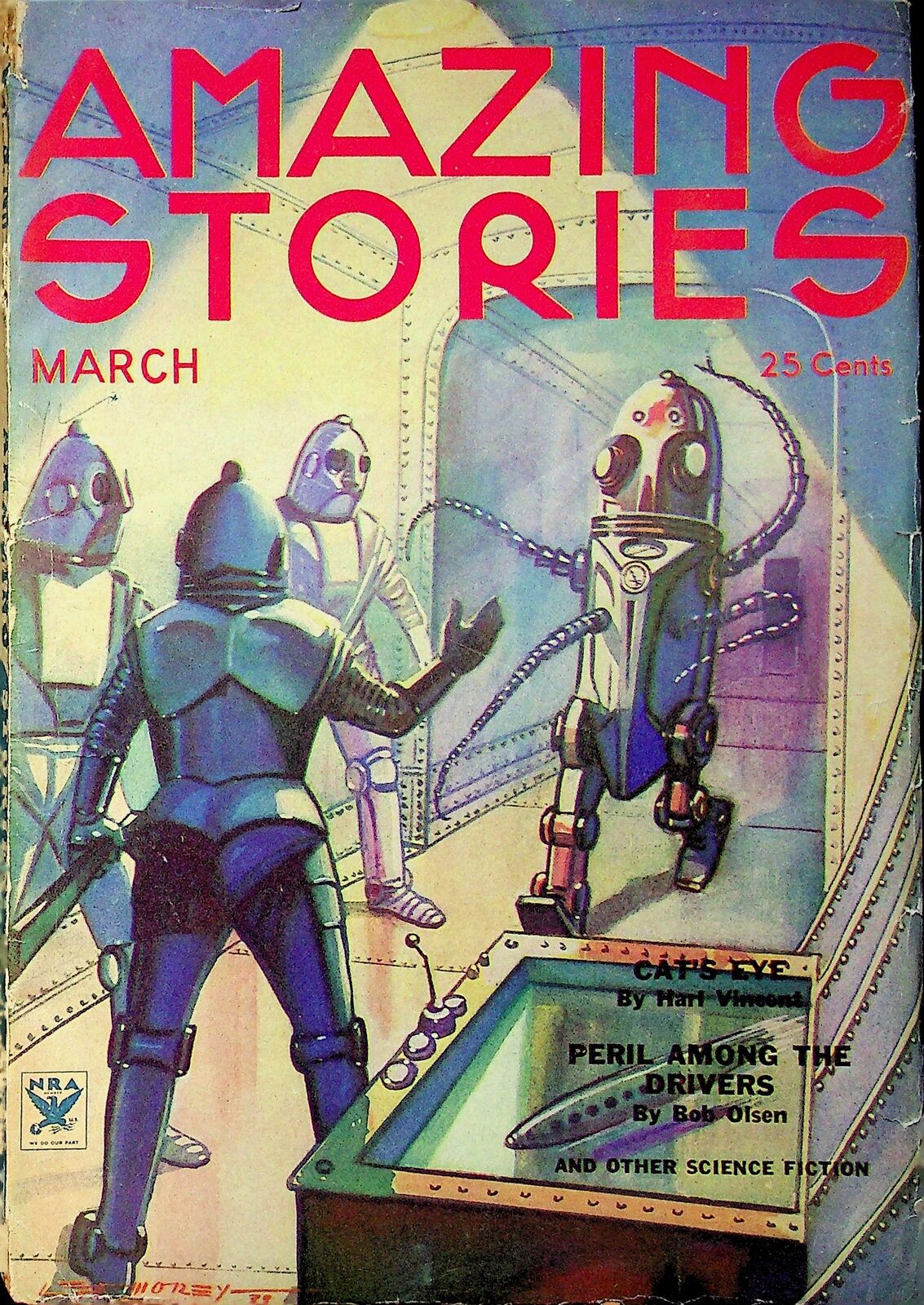 Amazing Stories Pulp Vol. 8 #11 VG 1934