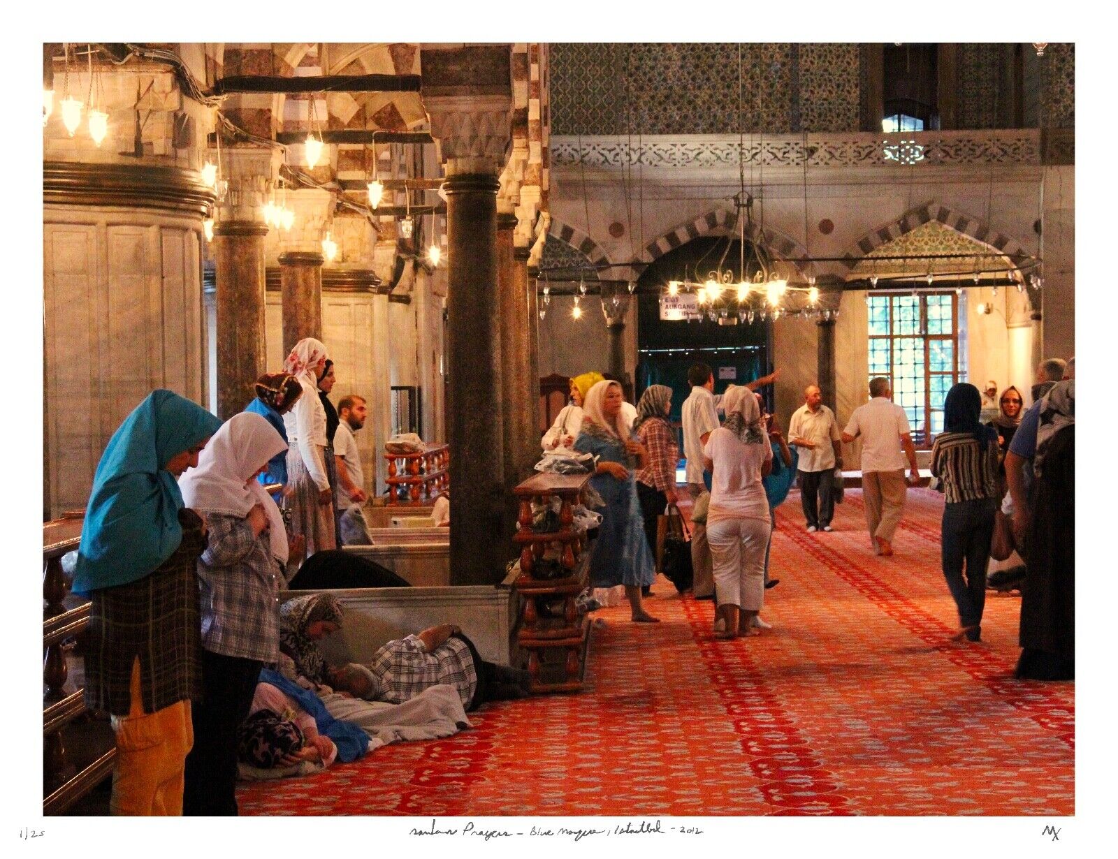 Blue Mosque, Istanbul Turkiye; Ramadan Prayers Original Marco Alex Photograph