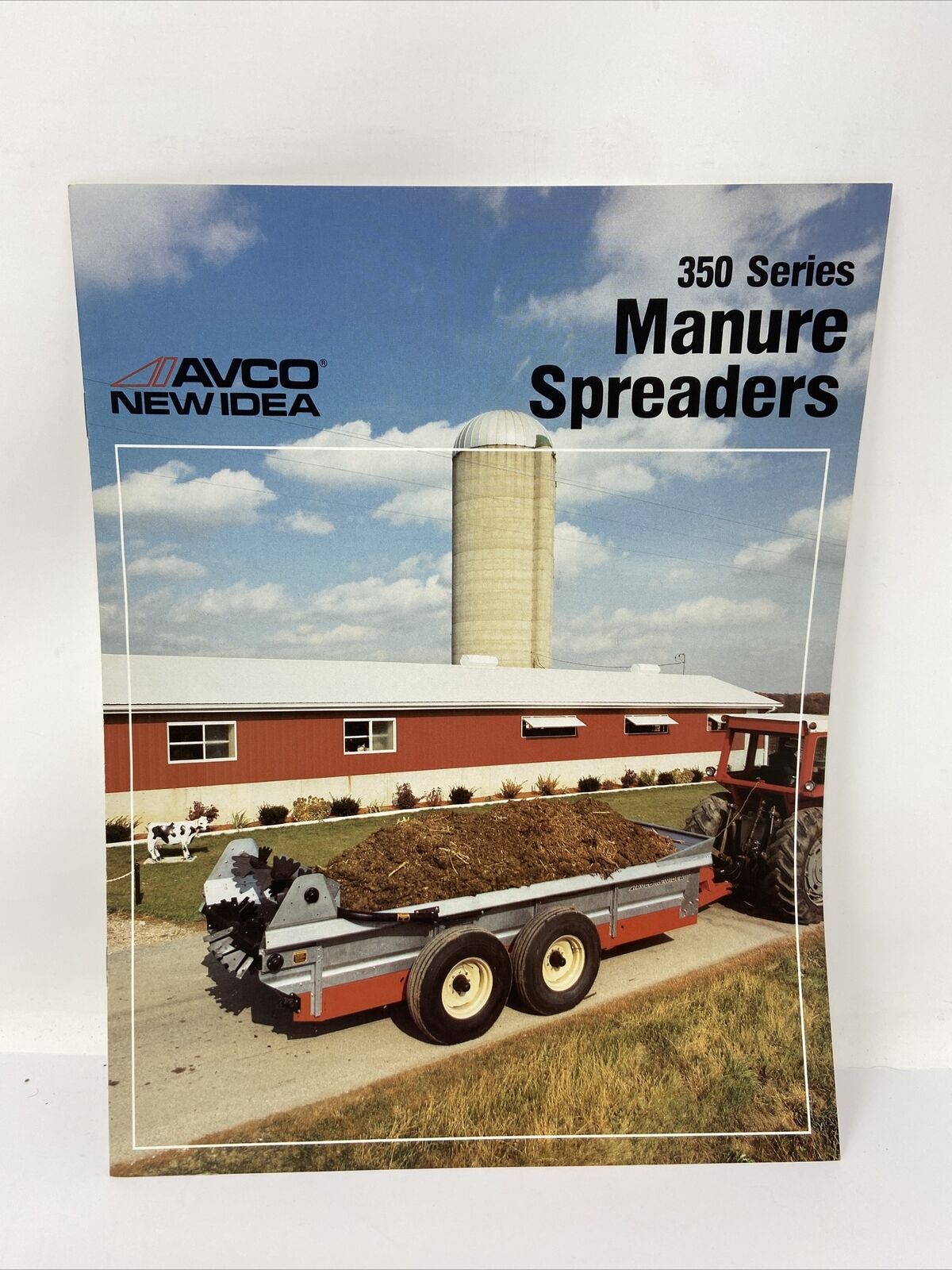 AVCO New Idea Manure Spreaders 350 Series Sales Brochure Vintage Photos Farming