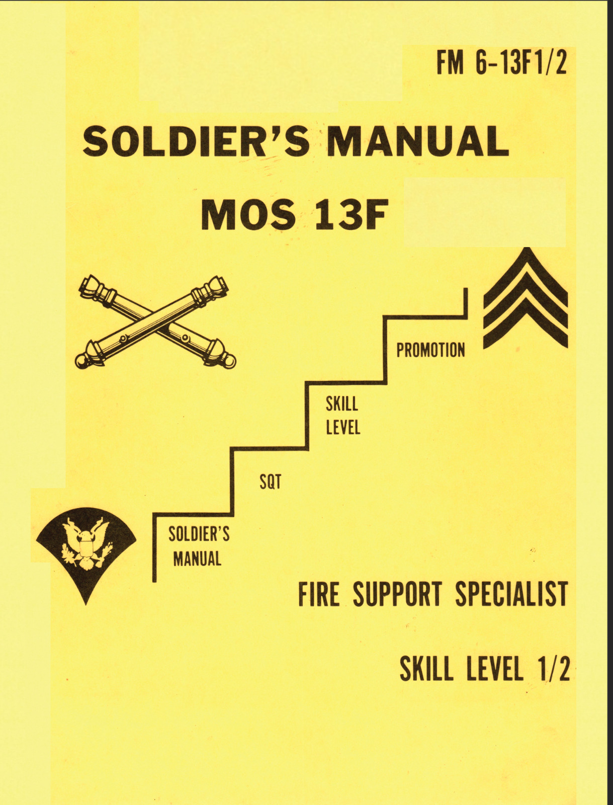 292 Page FM 6-13F 1/2 MOS 13F Fire Support Specialist Field Artillery on Data CD