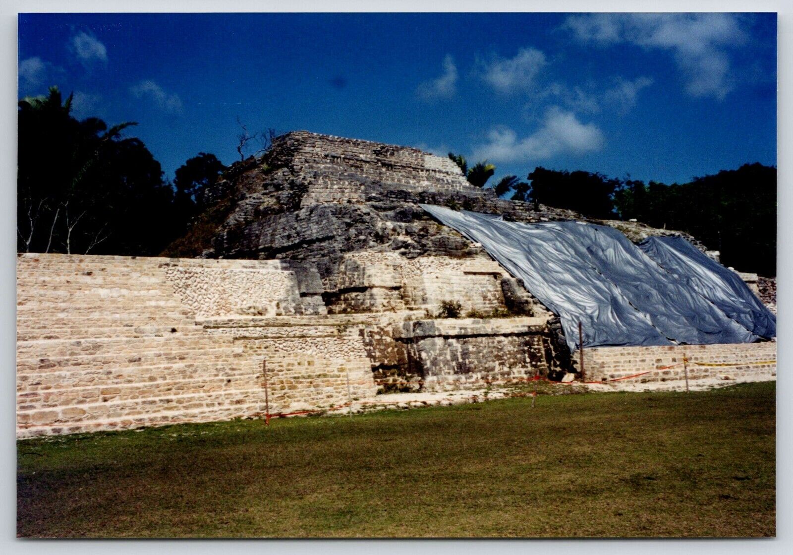 Photograph Small Picture Family Snapshot Altuna Belize Mayan Ruin