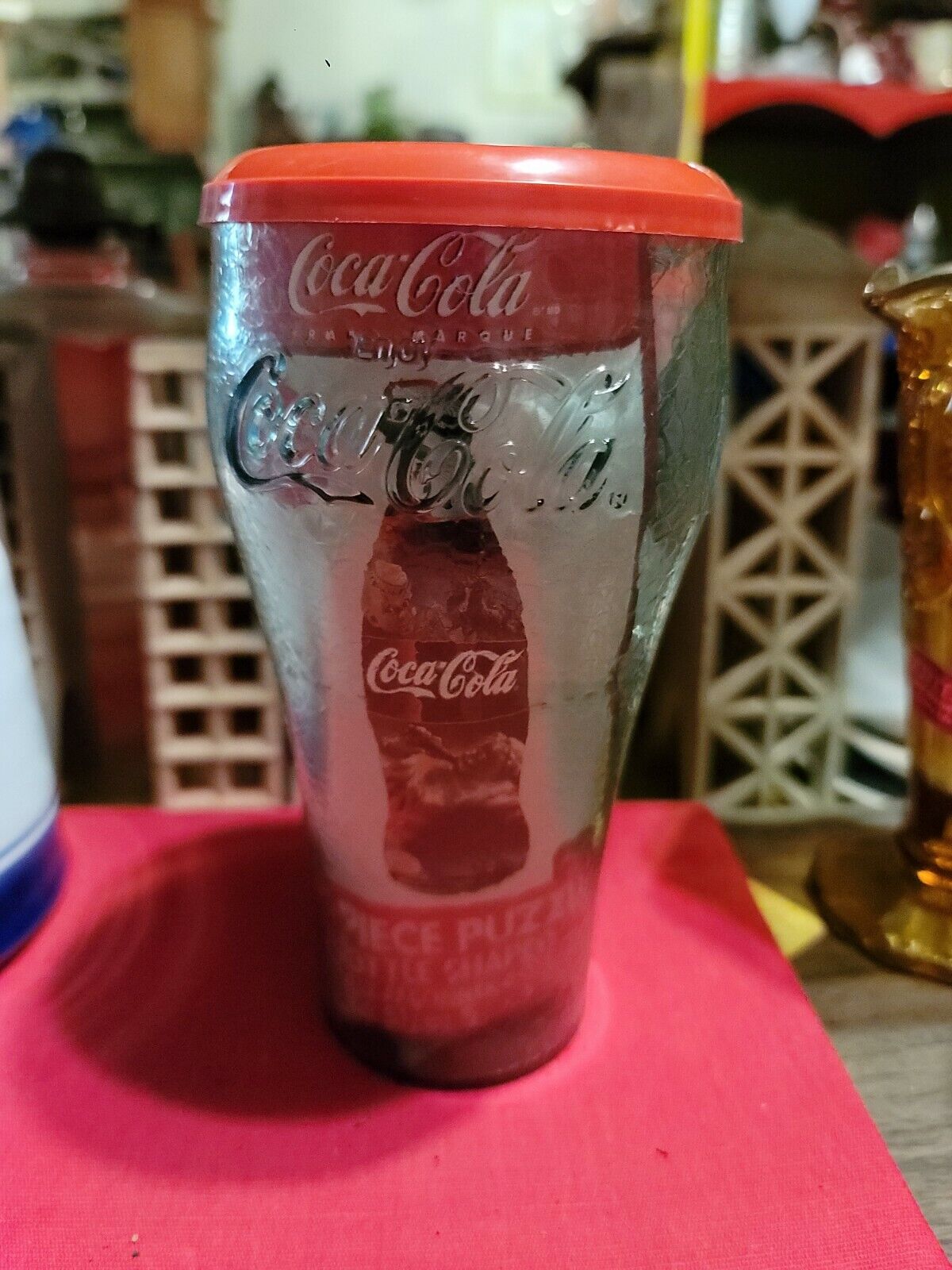 Coca-Cola 75 Piece Puzzle Shaped Like A Bottle Official Coca-Cola Product Seald