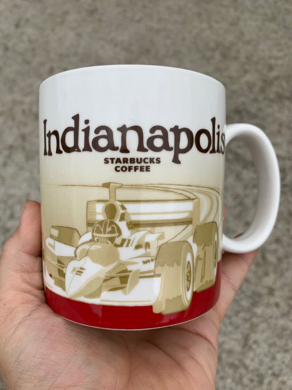 RETIRED Indianapolis Indiana STARBUCKS Coffee Tea MUG Collector Series ❤️sj7m