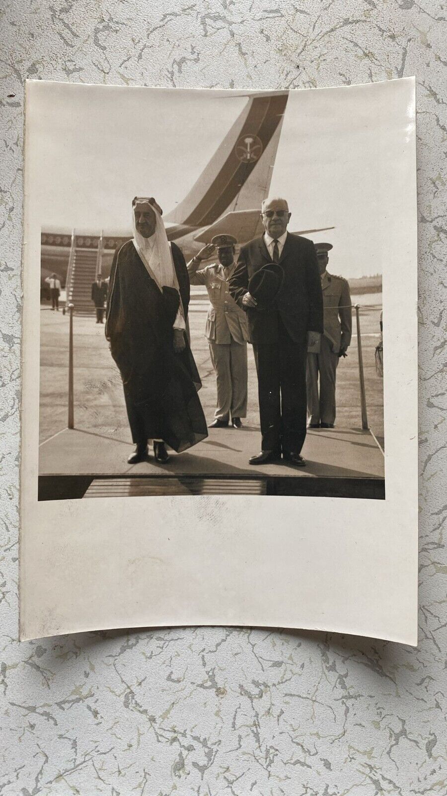 Faisal bin Abdulaziz Al Saud visit Turkey .. Saudi Arabia 1966 .. press foto