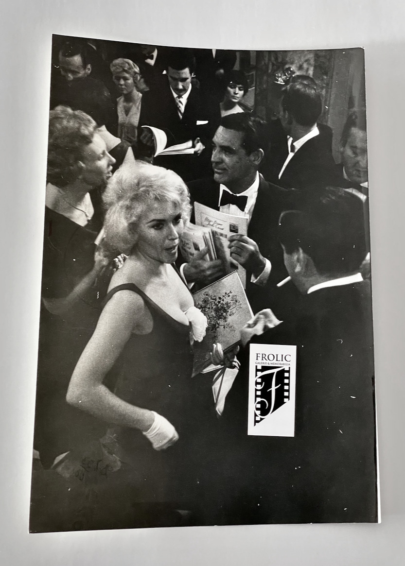MARILYN MONROE 1960 Original Photo MM Cary Grant in London by Dalmas (STAMP) 1/1