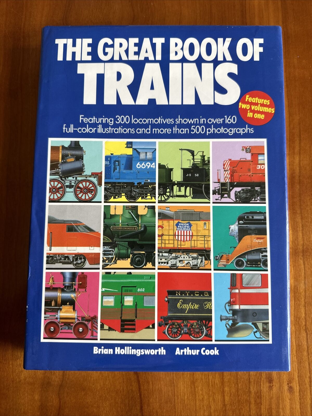 The Great Book of Trains by Brian Hollingsworth and Arthur Cook 1987