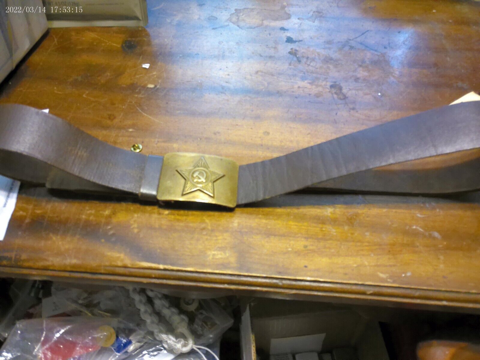 Soviet Cold War Red Army Belt Hammer and Sickle
