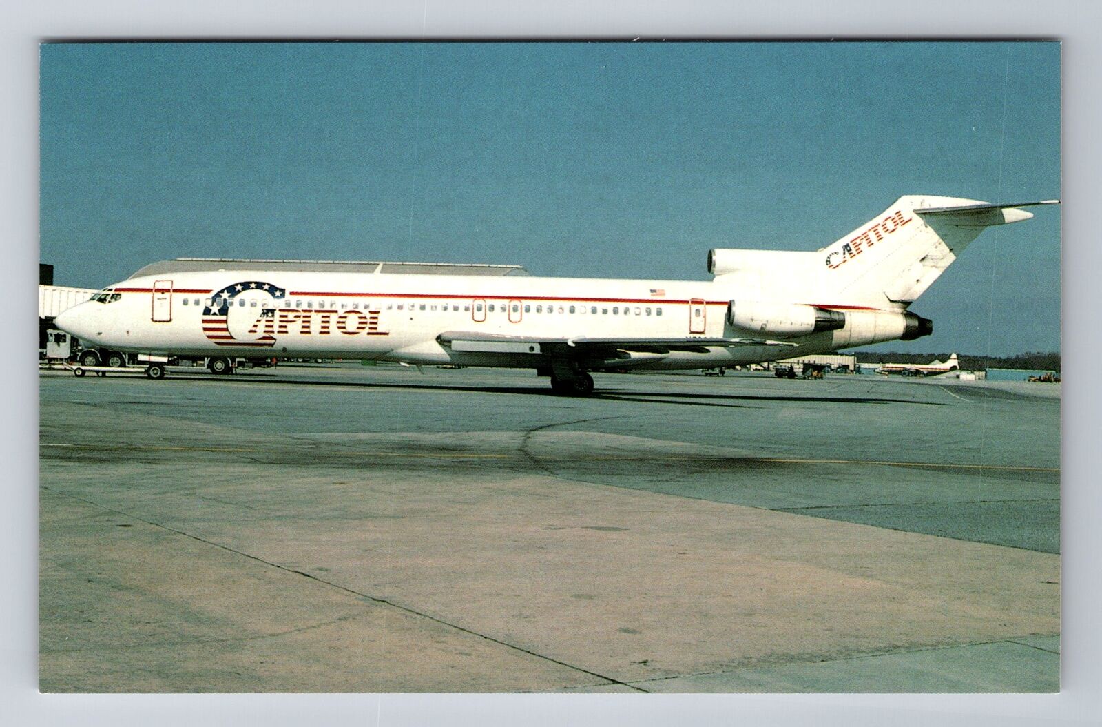 Capitol Air Express Boeing B-727-231, Plane Transportation Vintage Postcard