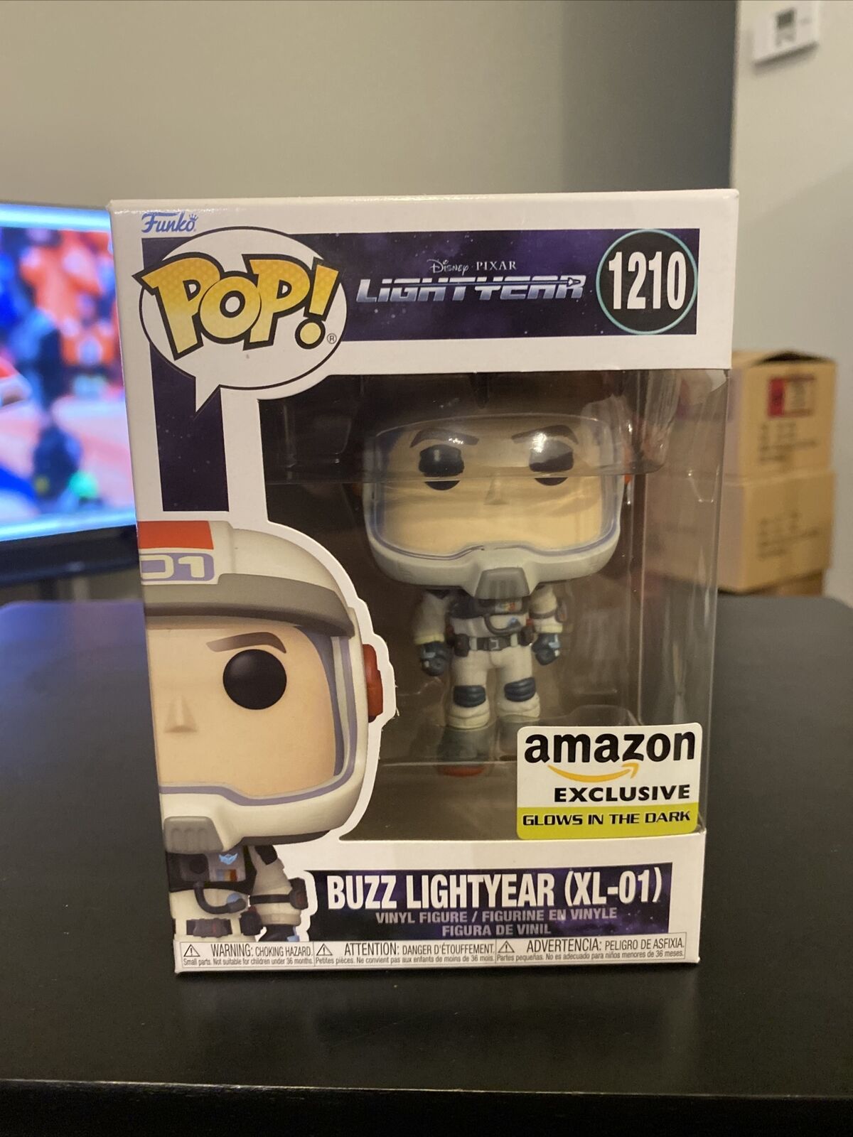 Funko Pop Disney Buzz Lightyear XL-01 #1210 Glow GITD Amazon Mint