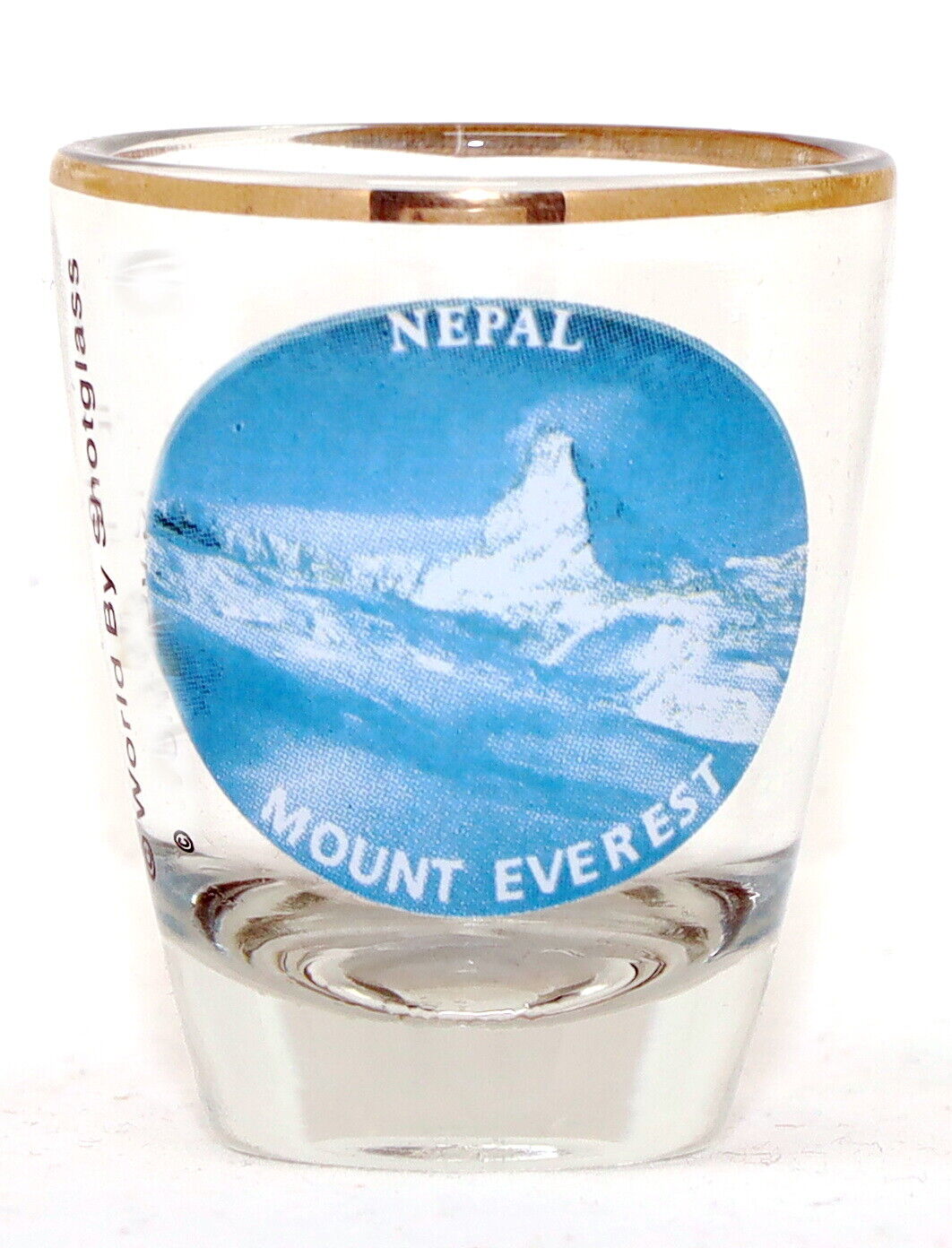NEPAL MOUNT EVEREST SHOT GLASS SHOTGLASS