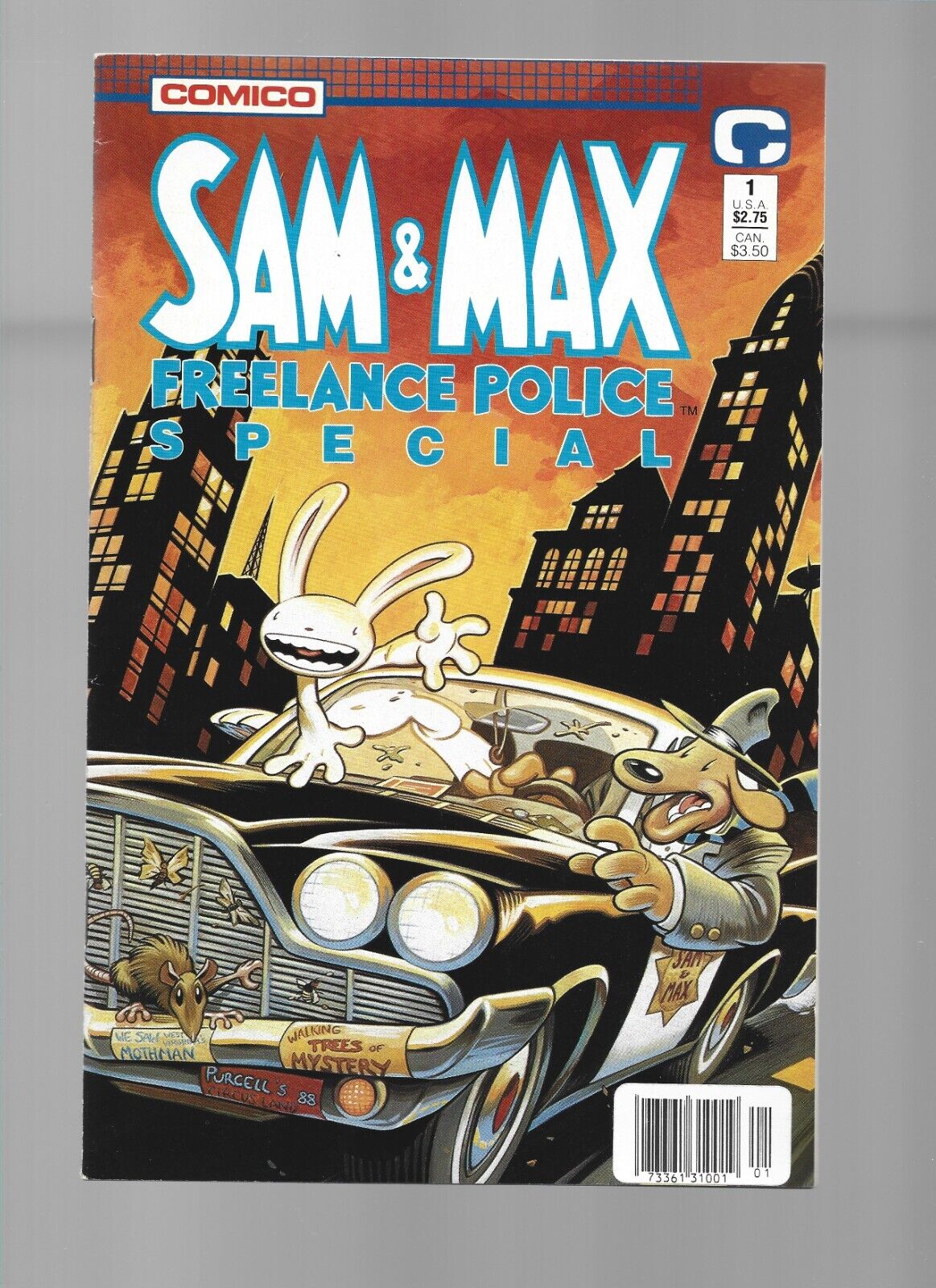 Sam & Max Freelance Police Special #1 Comico Comics UNLIMITED SHIPPING $4.99