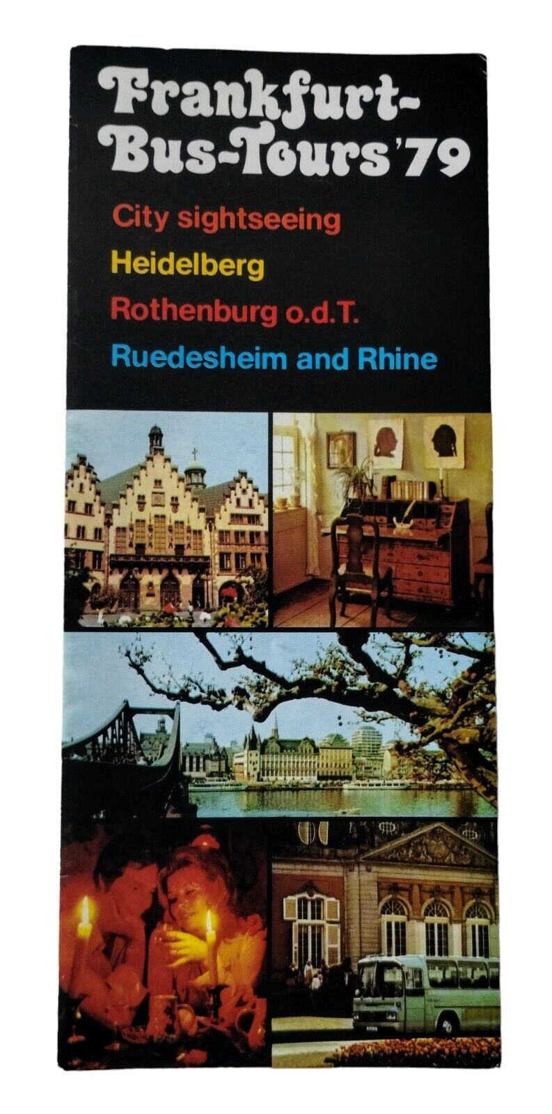 Frankfurt City Sightseeing Bus Tours Brochure 1979