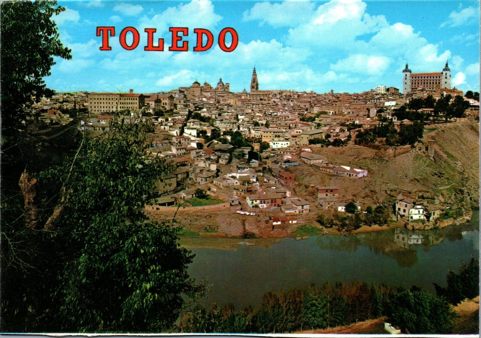 CONTINENTAL SIZE POSTCARDS SET OF 10 DIFFERENT VIEWS AND SCENES OF TOLEDO SPAIN