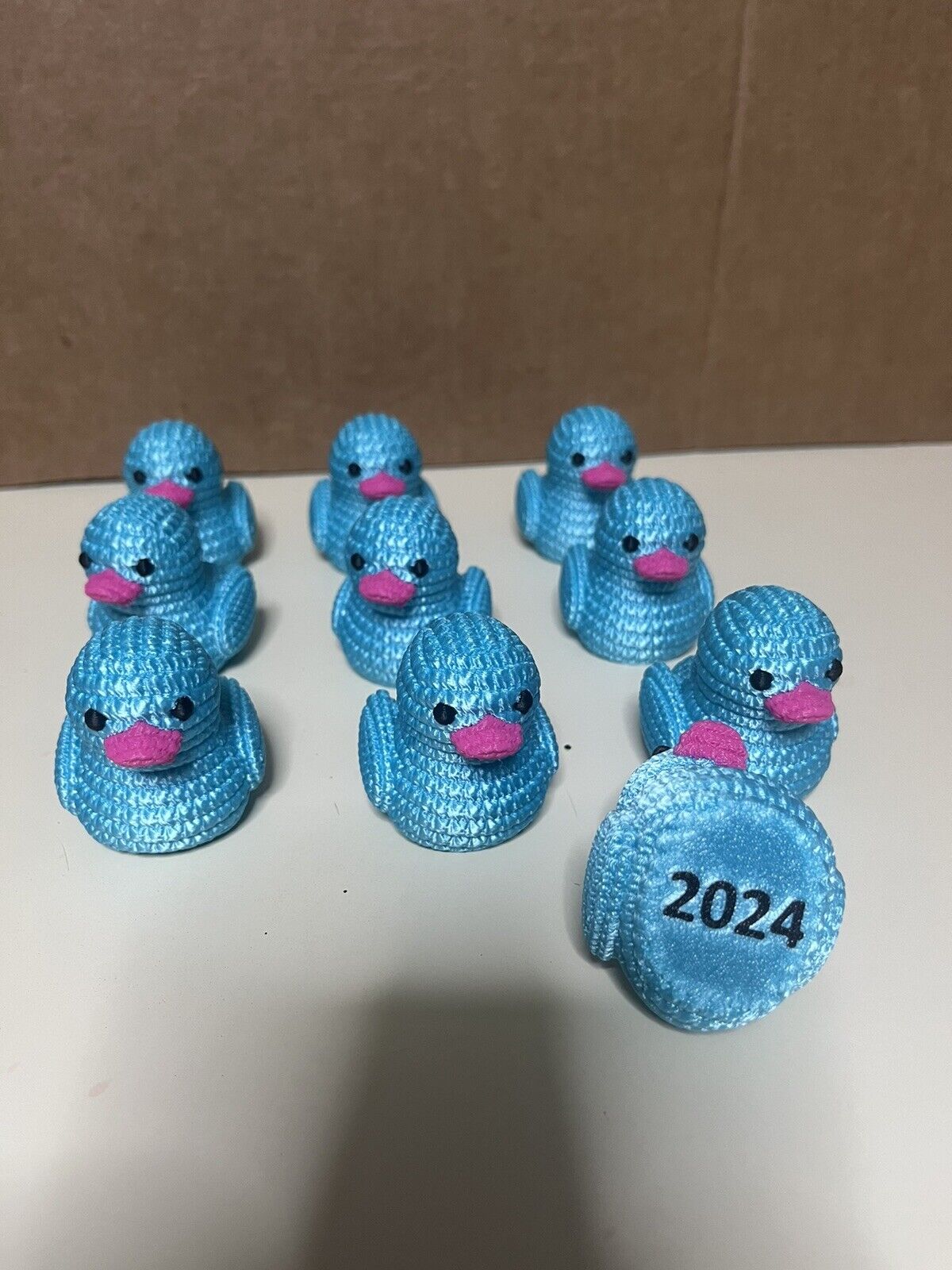 10 PCS Jeep 3d Printed Ducks, for Ducking And Cruise Ship. Knitted Finish.