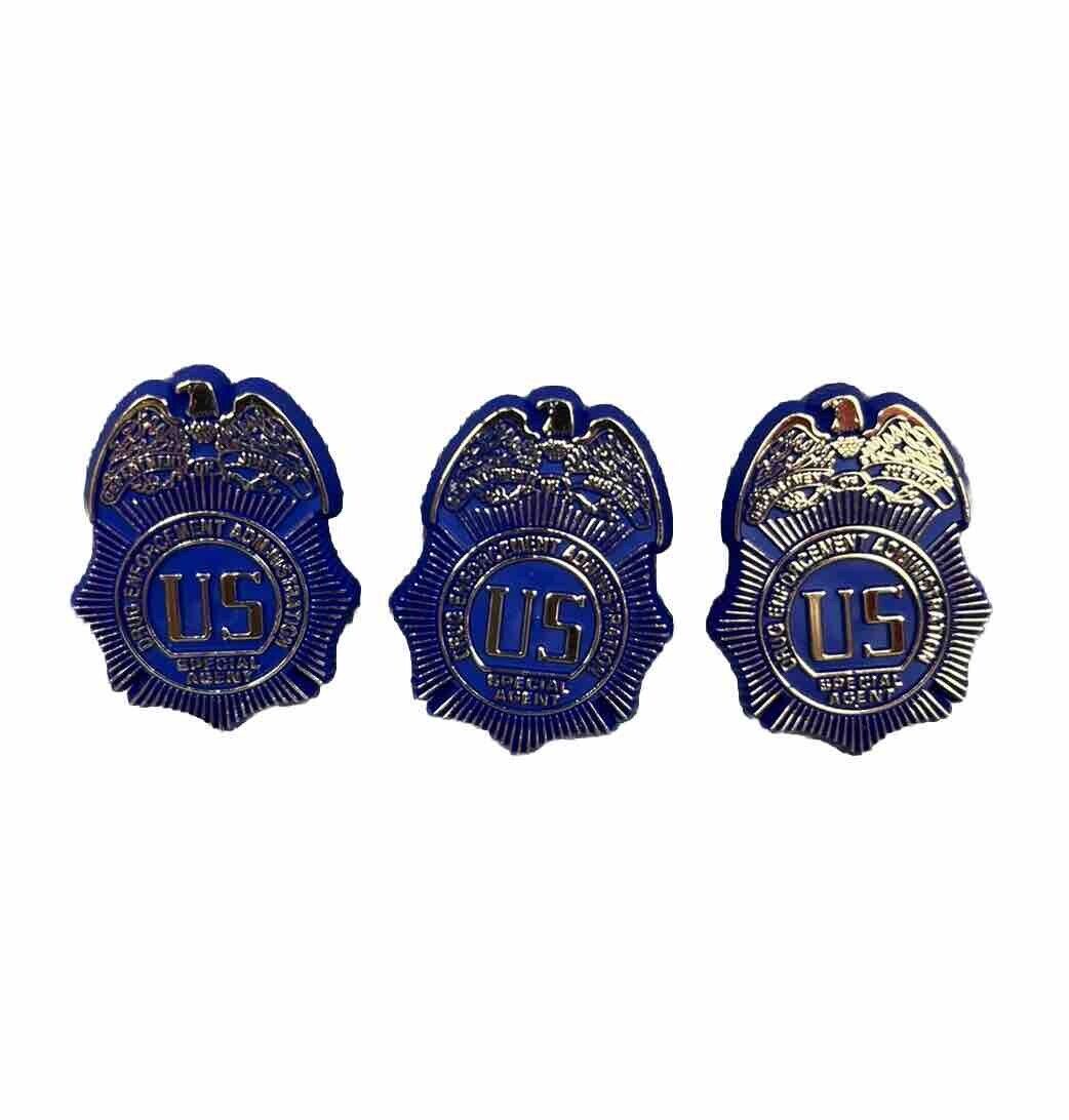 3 Department of Justice Drug Enforcement Administration US Special Agent pin hat