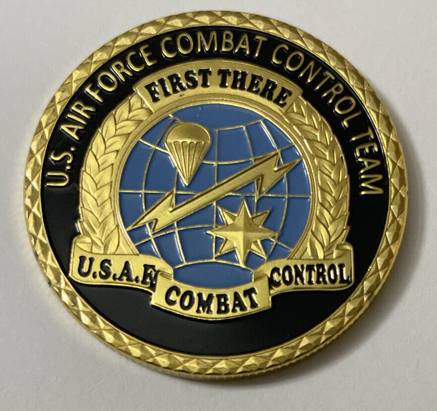 US air force combat control team challenge coin USAF
