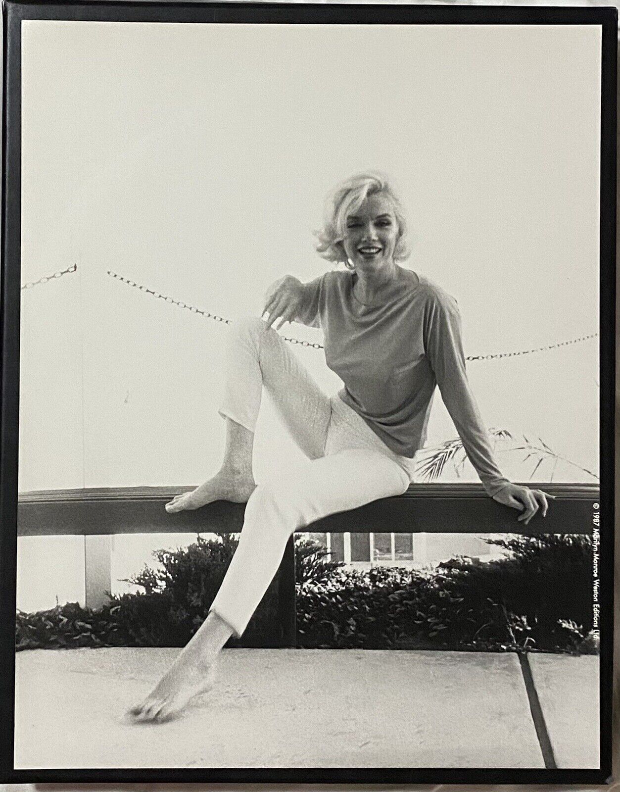 1962 Marilyn Monroe Original Photograph George Barris Stamped Tim Leimert House