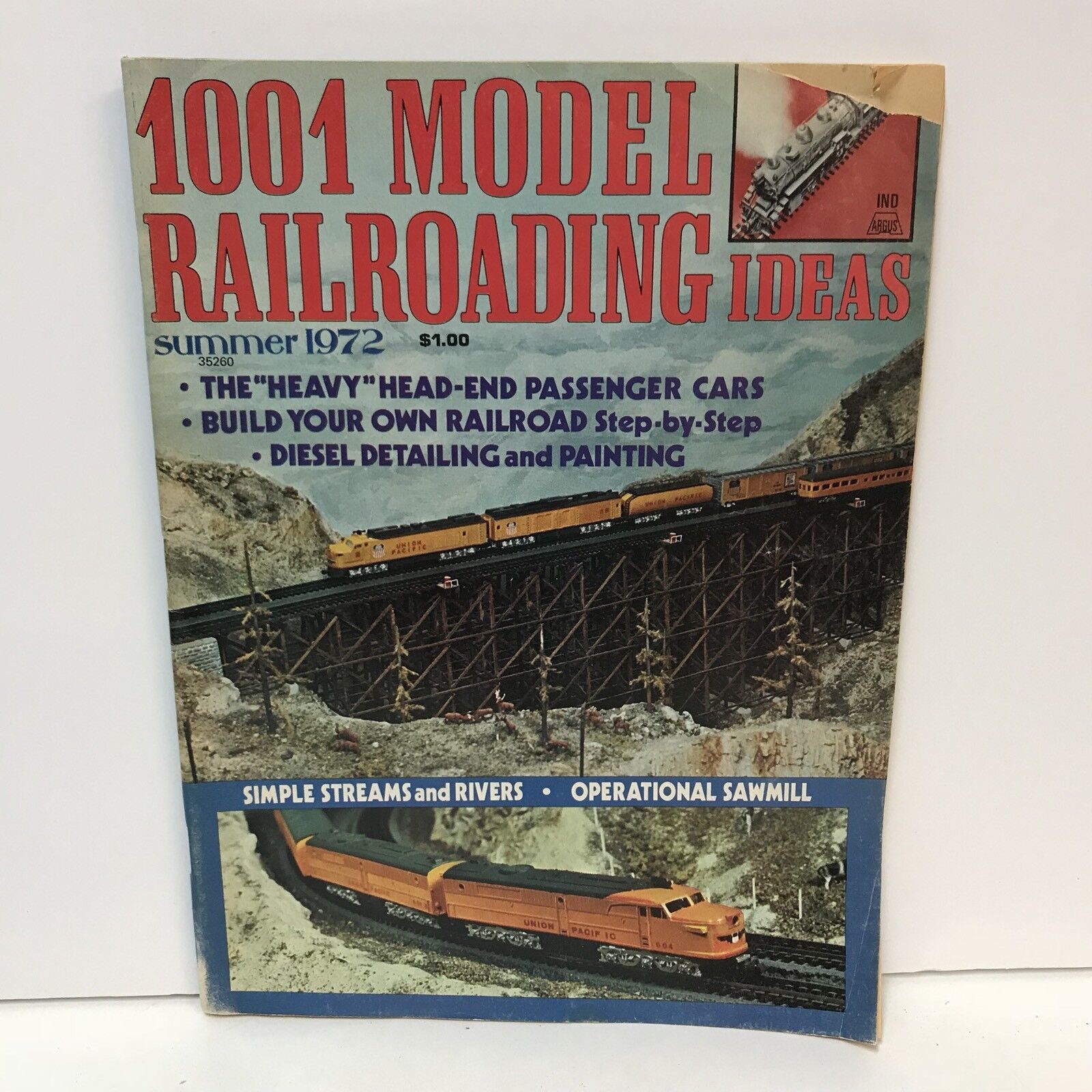 1001 Model Railroading Ideas Magazine Back Issue Summer 1972 Diesel Detailing