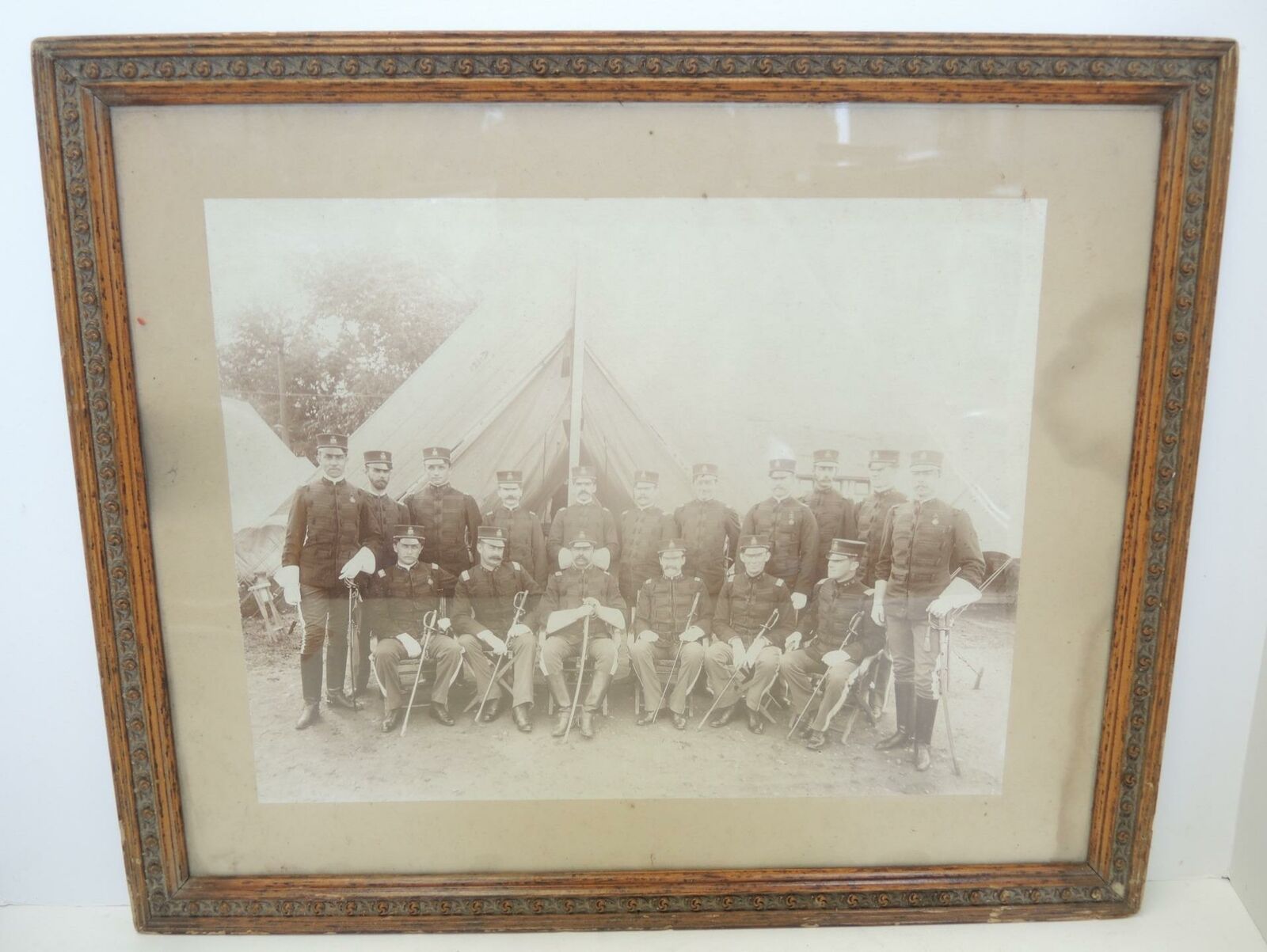 1890s New York 12th Cavalry Sepiatone Photograph