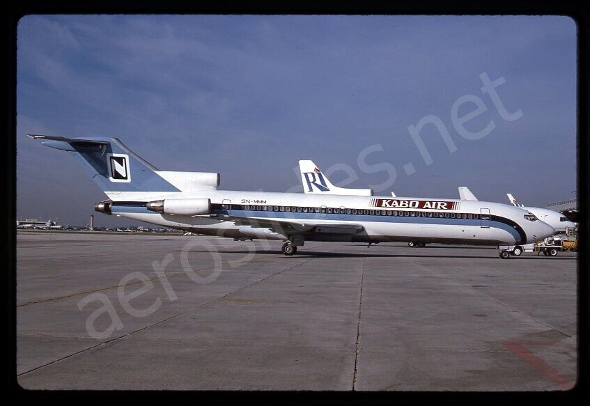 Kabo Air Boeing 727-200 5N-MMM Jan 95 Kodachrome Slide/Dia A15