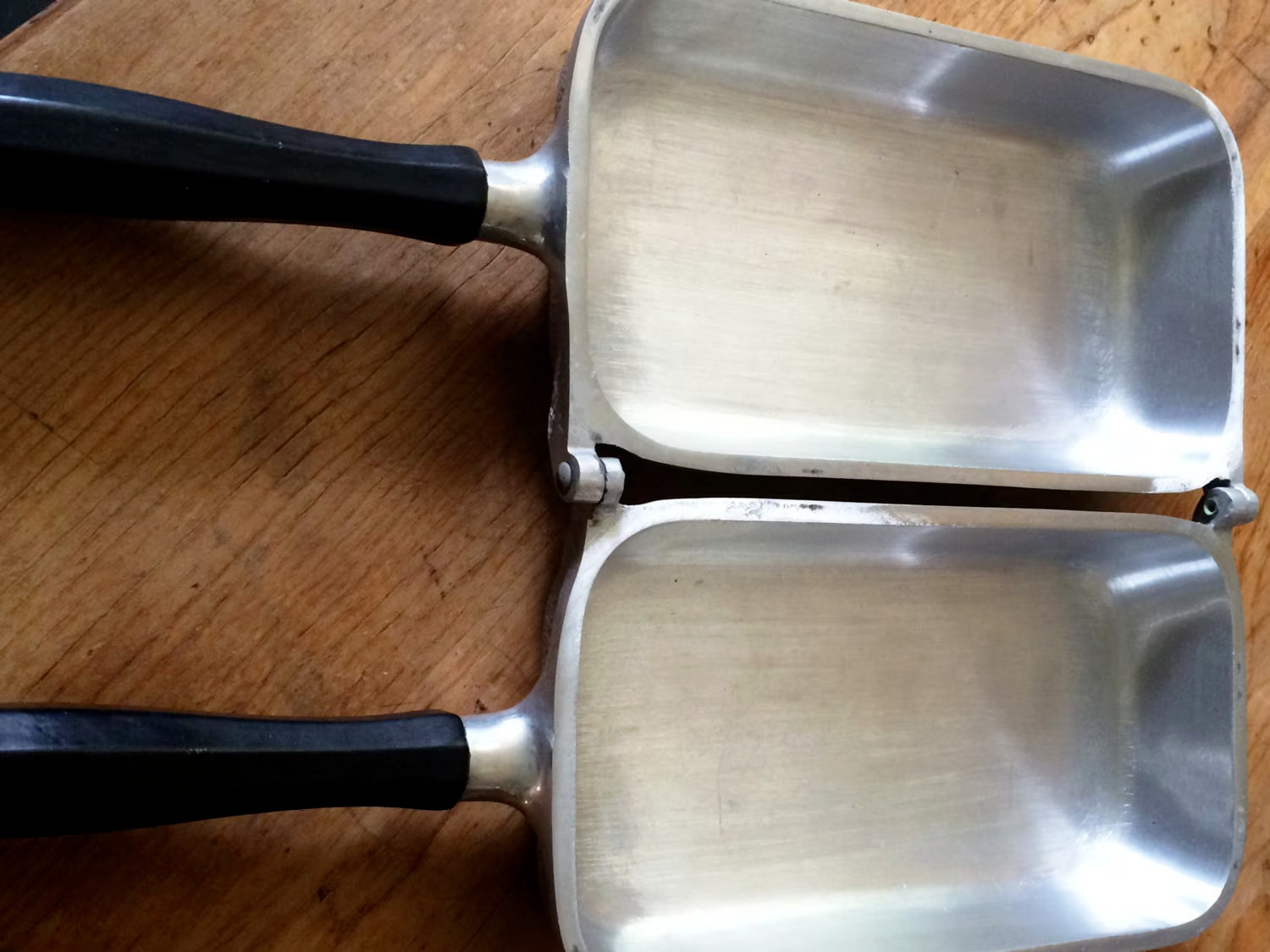 Silver Seal Double Sided Omelet, Loaf, Fish Pan, Skillet 1930s