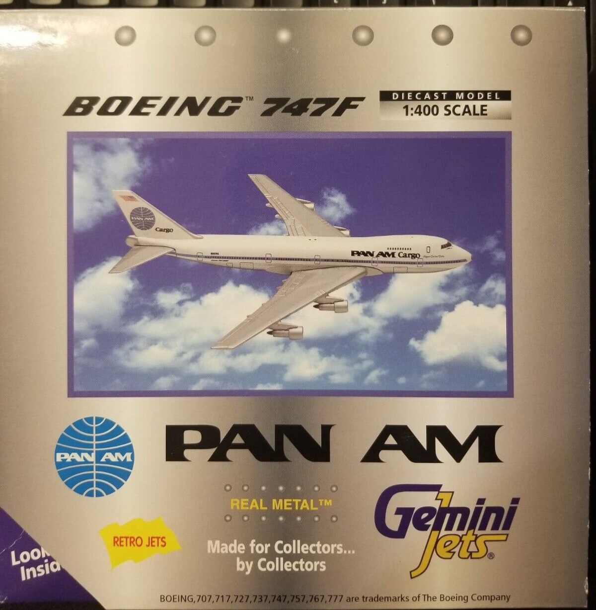 RARE & NEW 1:400 Gemini Jets PAN AM 747-F Carrier Dove GJPAA093 N901PA MINT