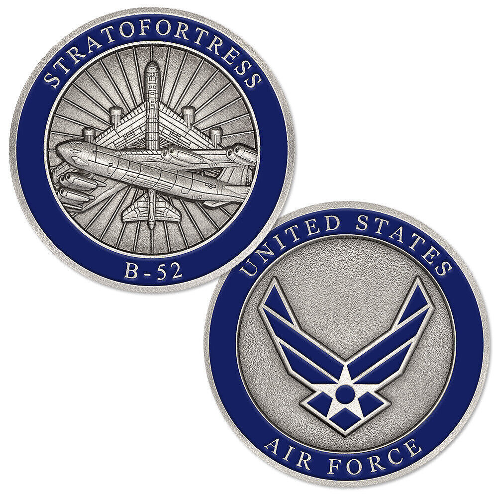NEW USAF U.S. Air Force B-52 Stratofortress Challenge Coin.