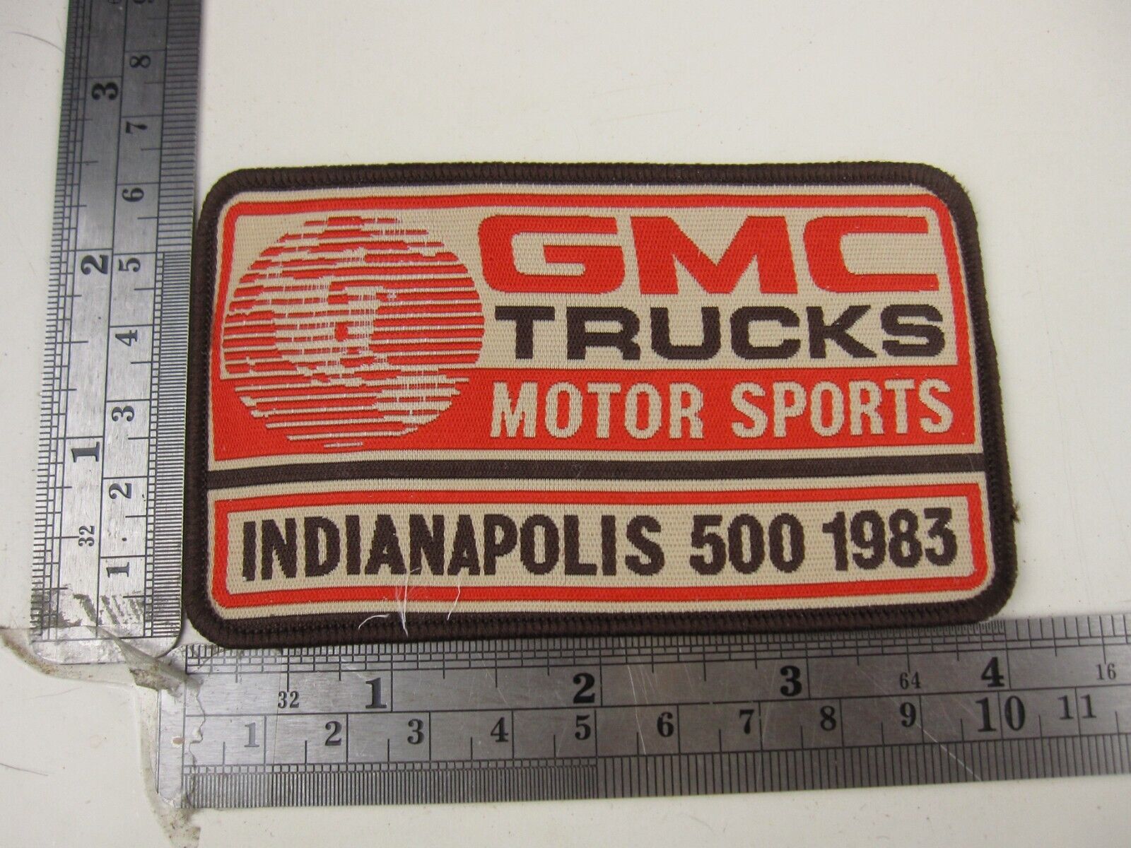 1983 GMC Trucks Indianapolis 500 Motor Sports Related Patch   BIS