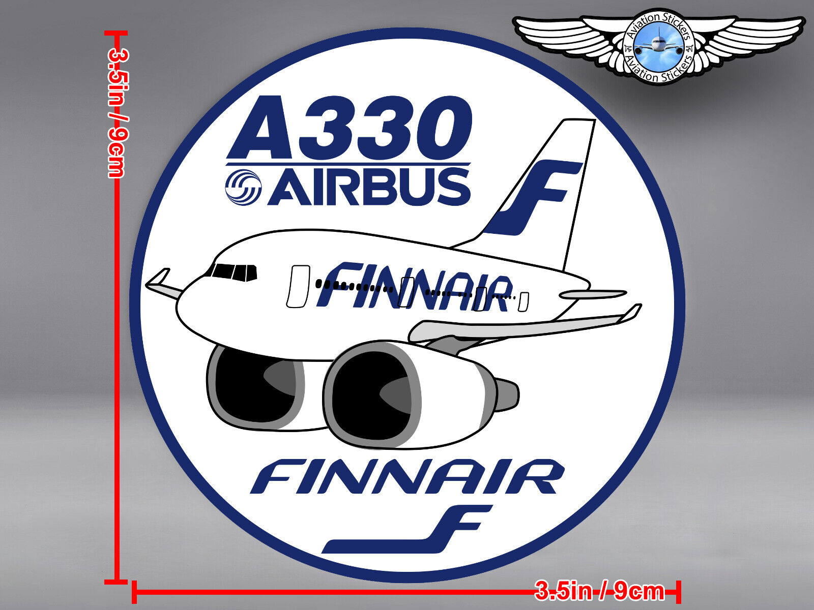 2x FINNAIR PUDGY AIRBUS A330 A 330 DECALS / STICKERS