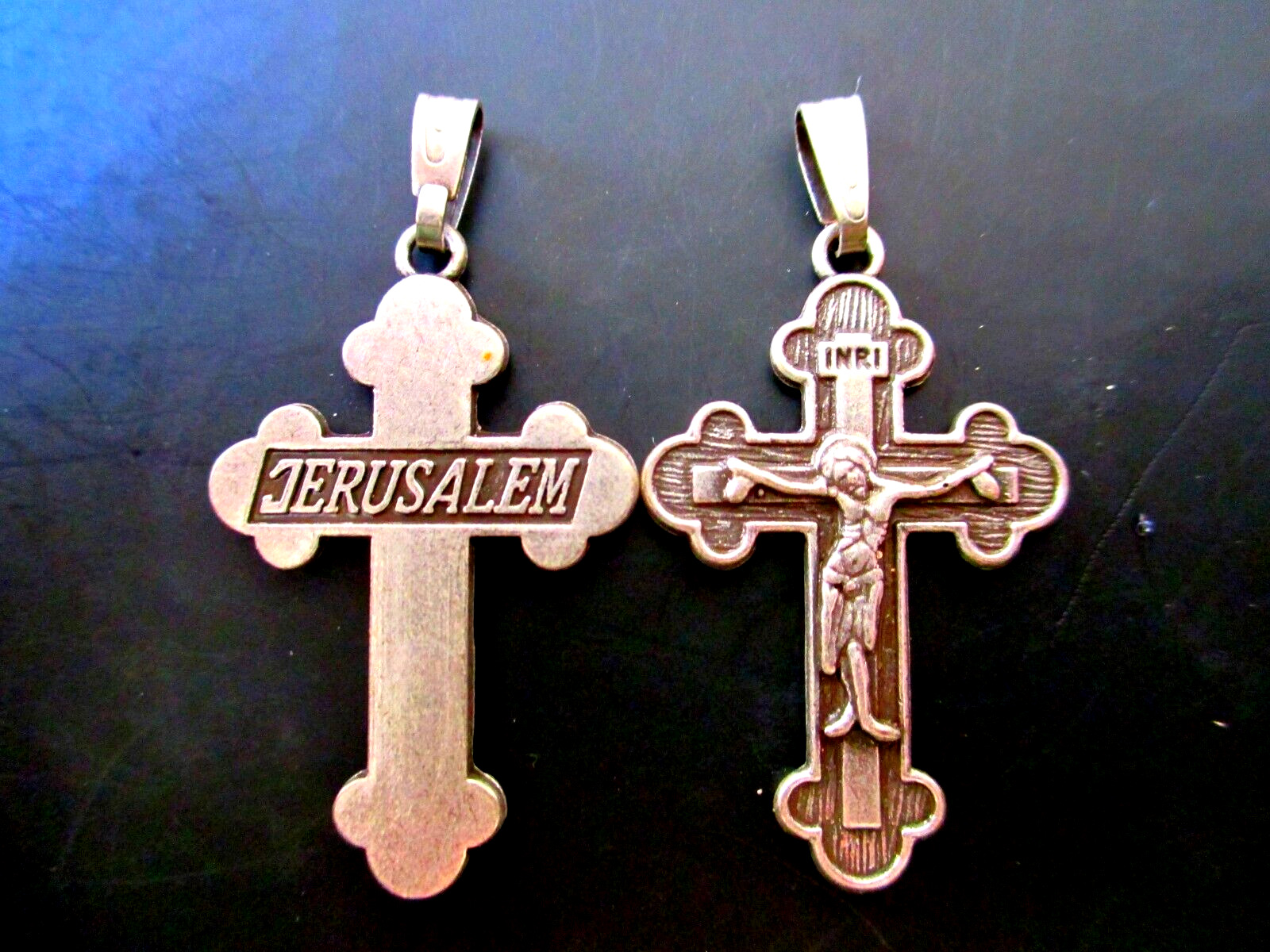 Lot Of 10 pcs Large Lovely Crucifix Crosses From Jerusalem Blessed  #49