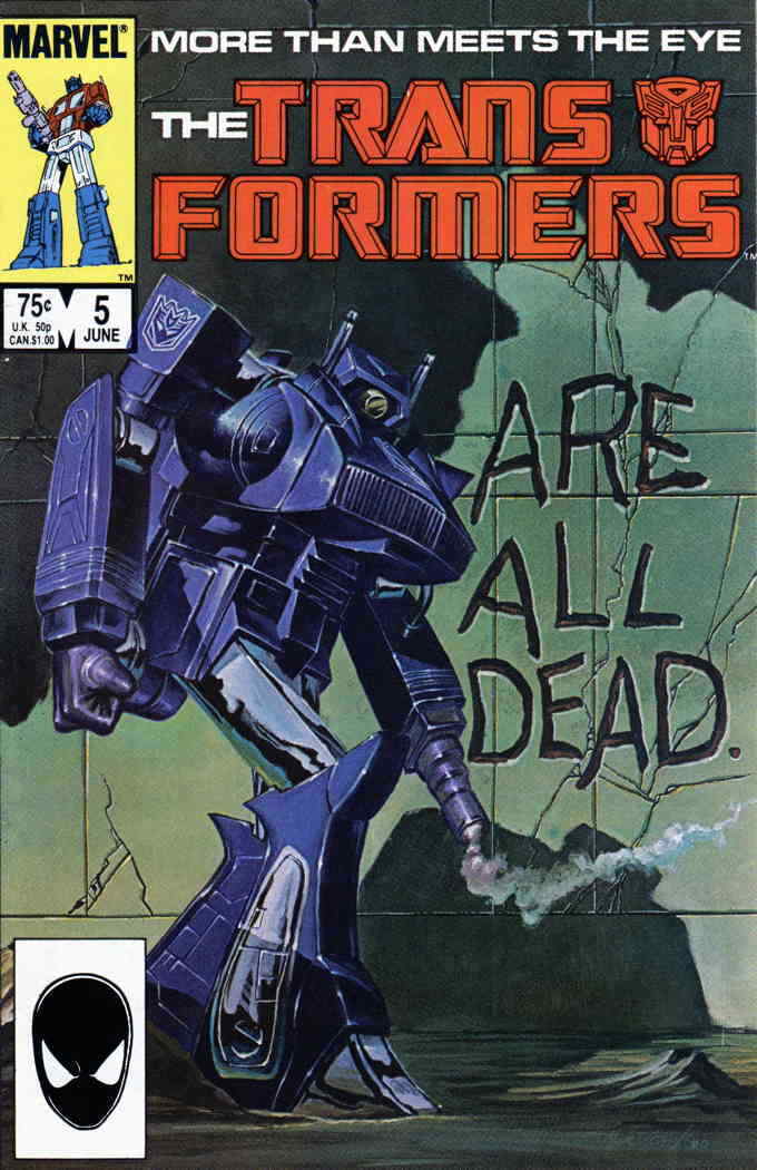 Transformers, The #5A FN; Marvel | Reprint with different back cover - we combin