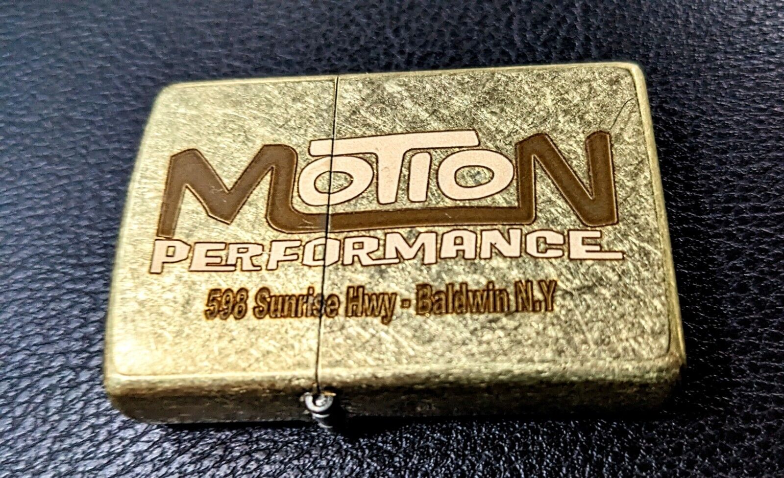 Baldwin Motion Chevy Muscle All Brass Zippo Unfired Retro. Nice Gift  