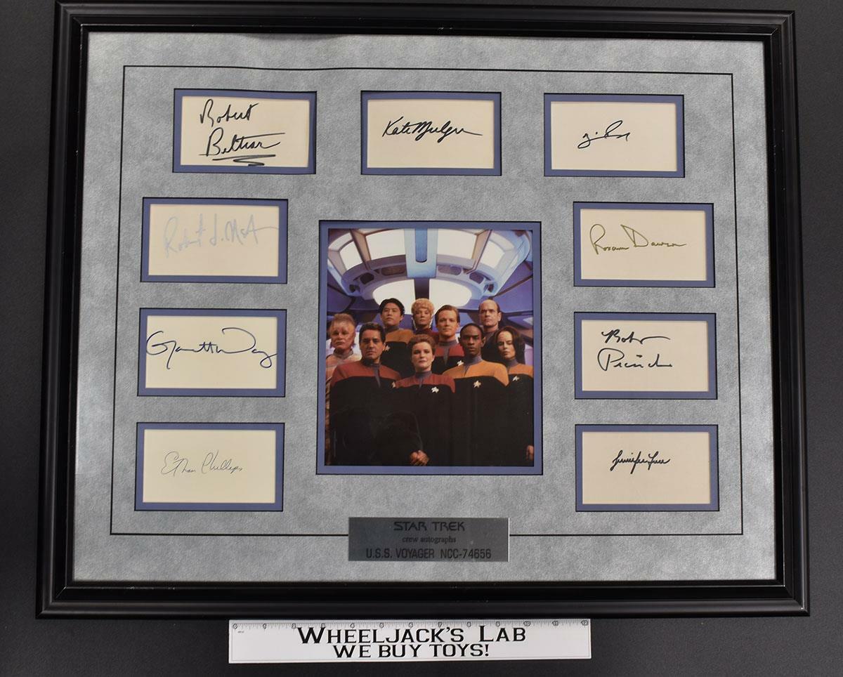 The Crew of the USS Voyager Star Trek: Voyager AUTOGRAPHED Picture Frame