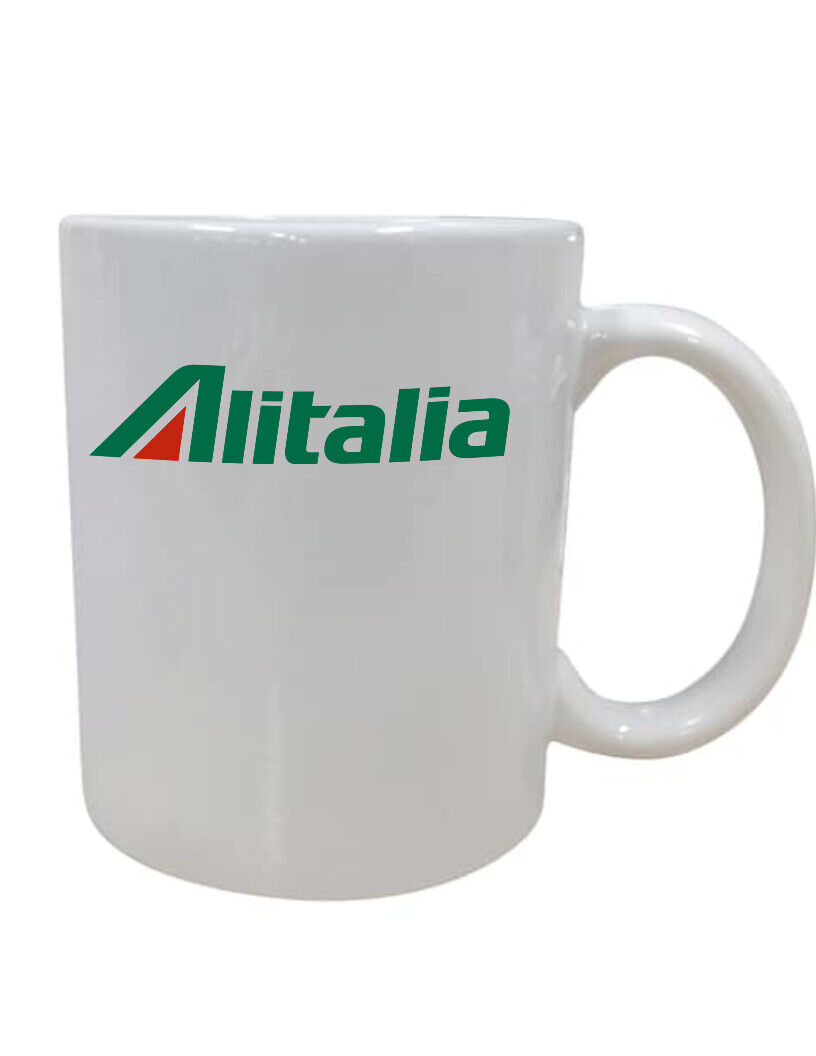 Alitalia Logo Italian Airline Souvenir Travel Pilot Coffee Mug Tea Cup 