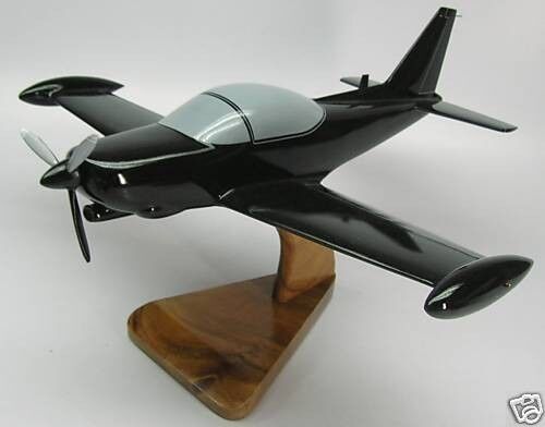 SF-260TP SIAI-Marchetti James Bond Airplane Desktop Kiln Wood Model Small New