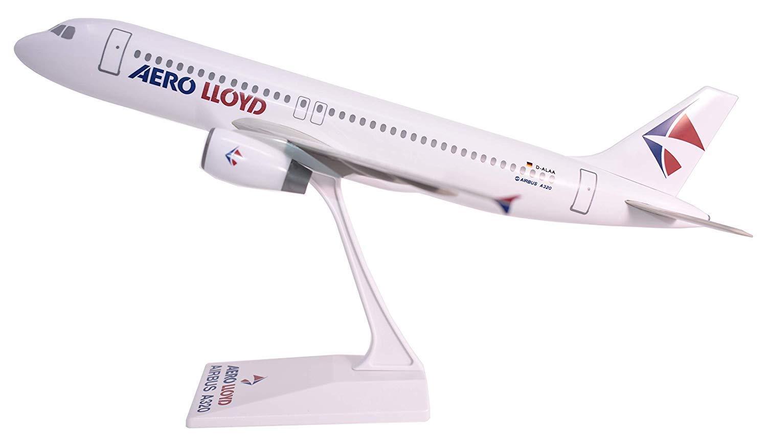 Flight Miniatures Aero Lloyd Airbus A320-200 Desk Display 1/100 Model Airplane