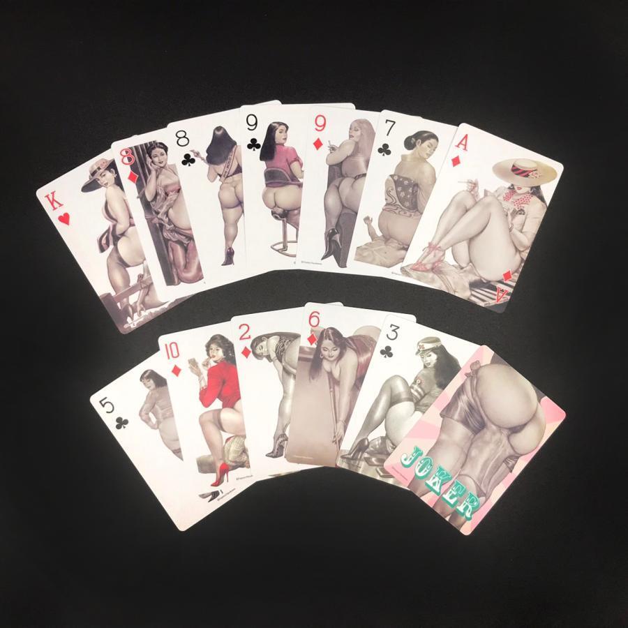 Namio Harukawa Trump playing cards produced and designed by Hajime Sorayama F/S