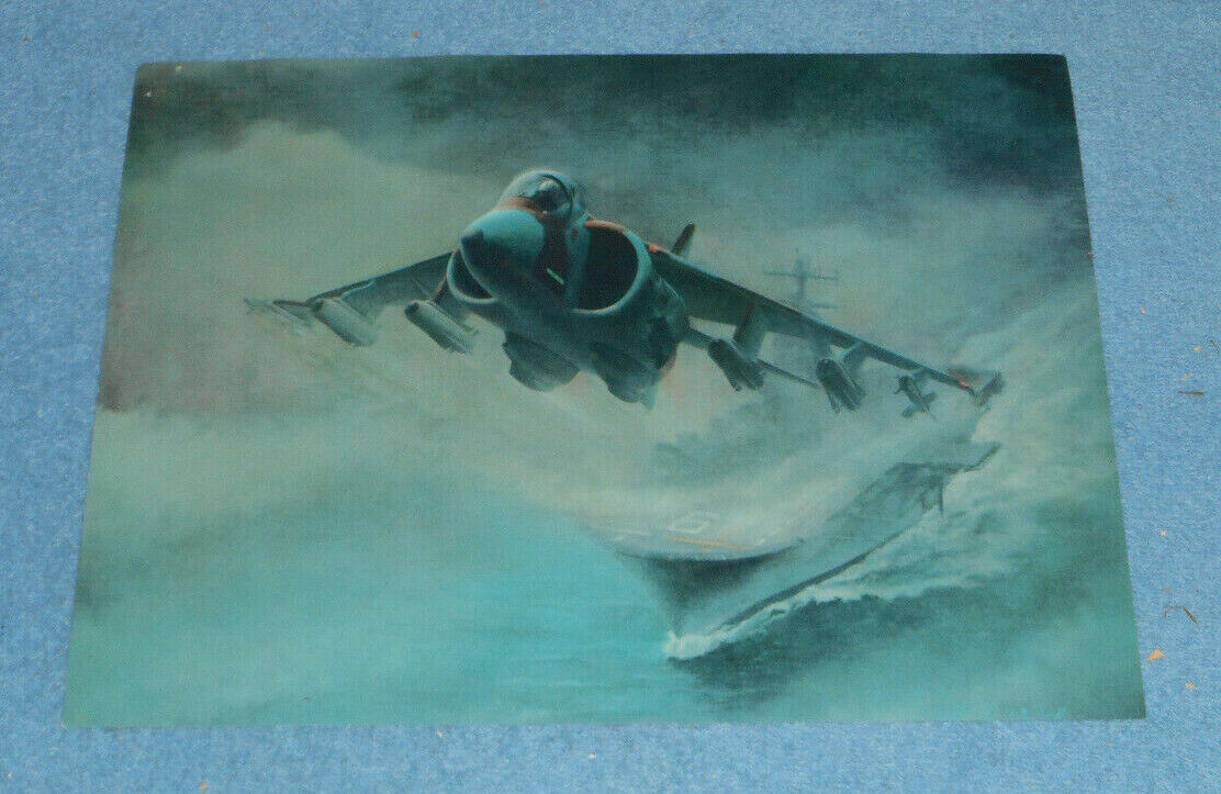 US Marines Photo Print McDonnell Douglas AV-8B Harrier II Aircraft Art Concept