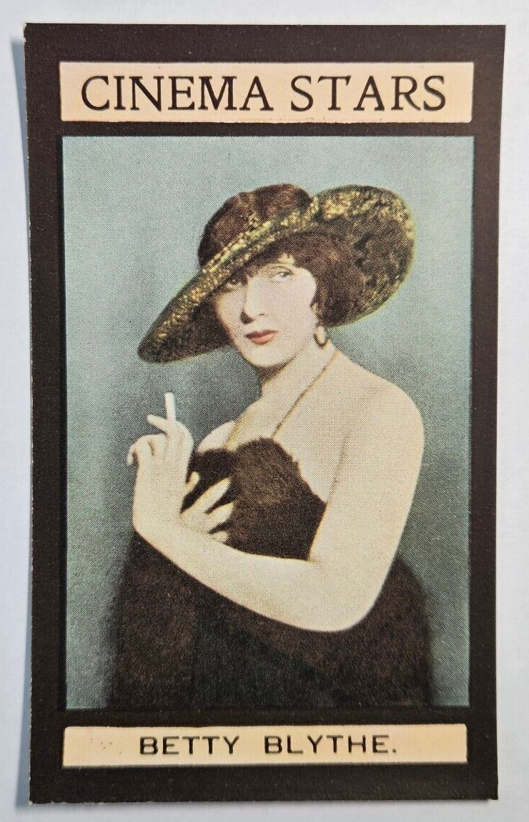 1924 Big Gun (Teofani) Cinema Stars Silent Film Large Card #11 Betty Blythe
